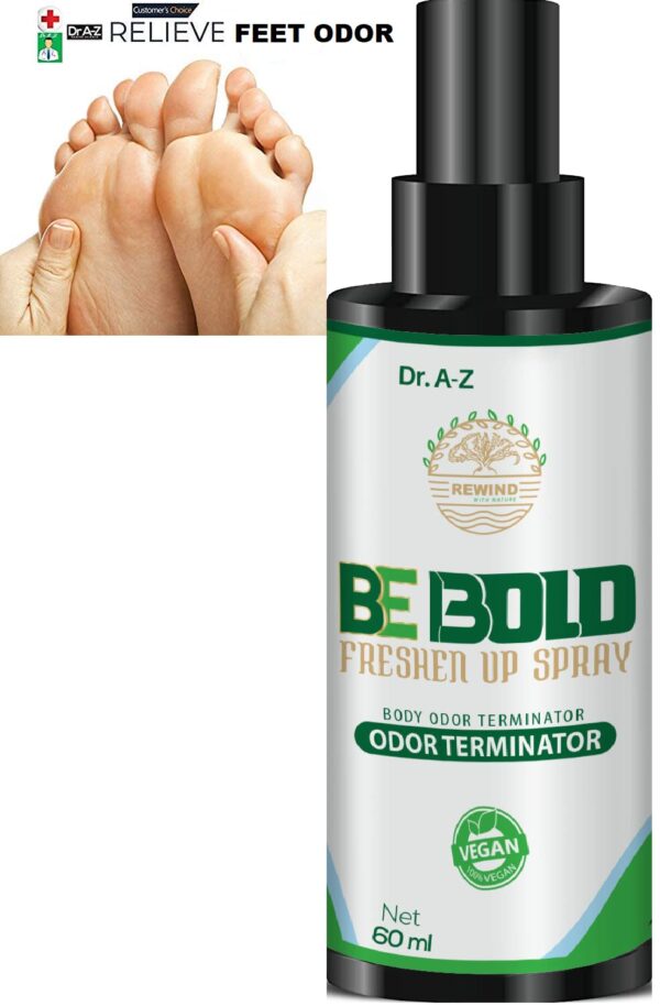 Be Bold Odor Eliminator Spray, Aluminum Free Deodorant – Freshen Up Armpits, Toes, Feet, Groin, Travel Bags, Organic Essential Oils Natural Deodorant Spray , Antiperspirant, Long Lasting- Attacks Root Cause Body Odour - Image 2