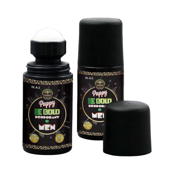 BE BOLD Men's 24H Roll-On Deodorant, Intense Body Armpits Sweat, Underarm Odor Eliminator Roll On Deodorant For Men, Antiperspirant for Men, Long-Lasting, Natural Deodorant Fresh All Day