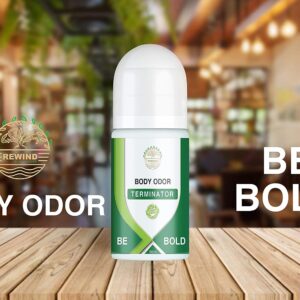 BE Bold Body Odor Eliminator Roll On Aluminum Free Under Arm Deodorant For Men, Women, Unisex Terminator Works At Source Odor