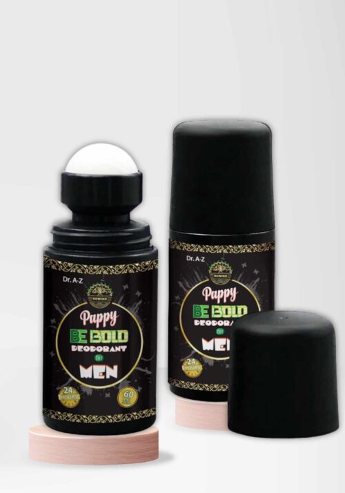 Be Bold Body Natural Men’s Deodorant – 24H Roll-On Sweat & Odor Protection