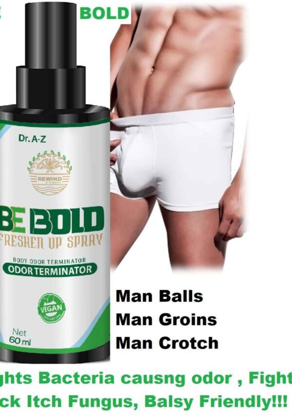 Be Bold Body Unisex Aluminum-Free Deodorant Spray – Long-Lasting Odor Protection for Body & Feet