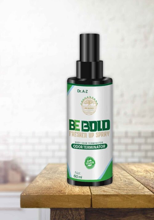Be Bold Body Unisex Aluminum-Free Deodorant Spray – Long-Lasting Odor Protection for Body & Feet