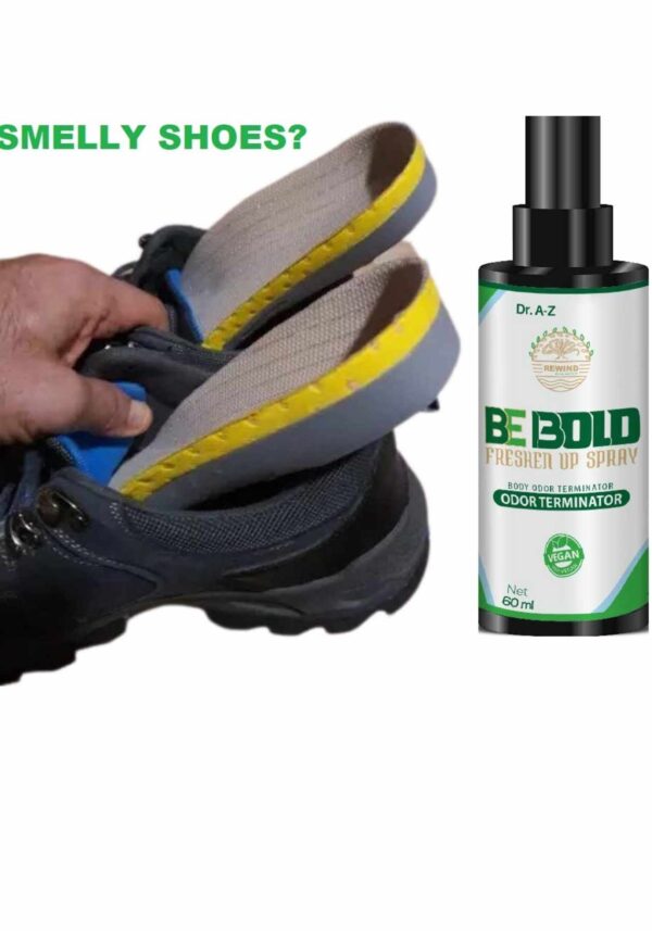 Be Bold Body Unisex Aluminum-Free Deodorant Spray – Long-Lasting Odor Protection for Body & Feet