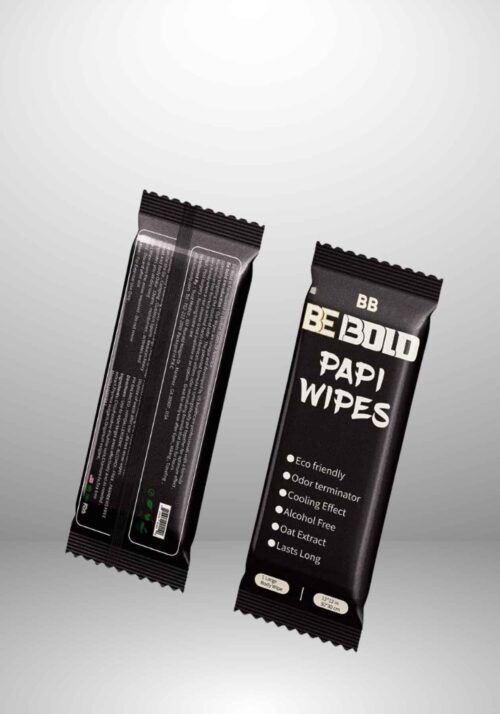 Be Bold Body Papi Man Flushable Wipes – Aloe & Vitamin E Fresh Instant Odor Terminator