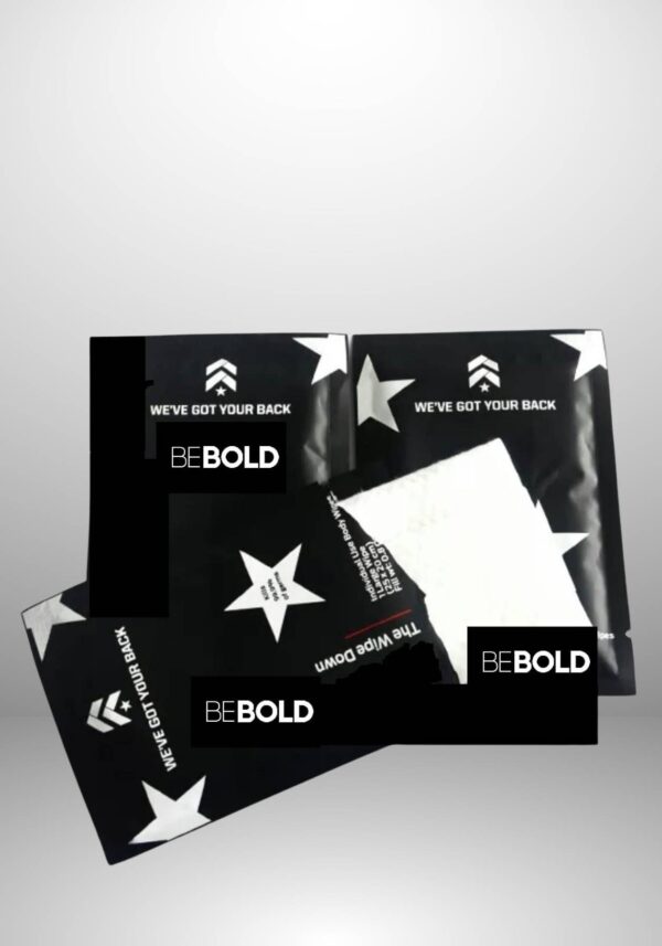 Be Bold Body Papi Man Flushable Wipes – Aloe & Vitamin E Fresh Instant Odor Terminator