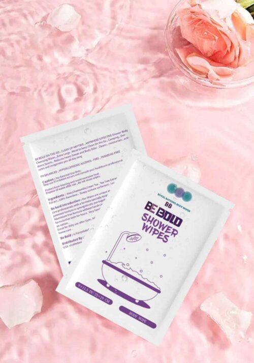 Be Bold Body Workout Shower Wipes – Lavender Aluminum-Free Natural Odor Eliminator
