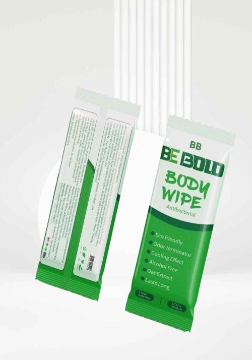 Be Bold Body Fresh Deodorant Wipes– Tea Tree Aluminum-Free Body & Underarm Care