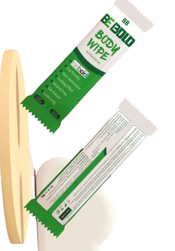 Be Bold Body Fresh Deodorant Wipes– Tea Tree Aluminum-Free Body & Underarm Care