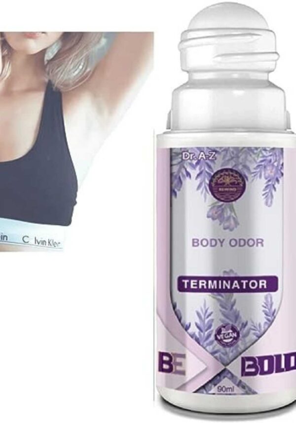 Be Bold Body Unisex Lavender Roll-On Deodorant – Long-Lasting Aluminum-Free Odor Eliminator