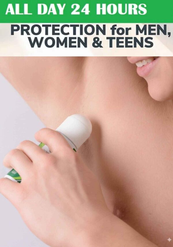 Be Bold Body Aluminum-Free Roll-On Deodorant – Odor Eliminator for Men & Women