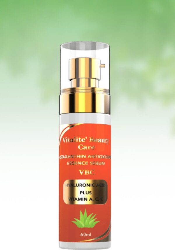 Vitalite Antioxidant Face Serum – Astaxanthin + Hyaluronic Acid & Vitamins A C E