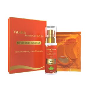 Vitalite Astaxanthin Serum Antioxidant Anti-aging Hyaluronic Acid, Vitamin A, C, E, UV Sun Shield, Supports Skin Hydration & Firmness, Supports Skin Rejuvenation
